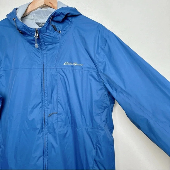Eddie Bauer Mens Size Medium RipPac Pro Waterproof Rain Jacket - Picture 5 of 13